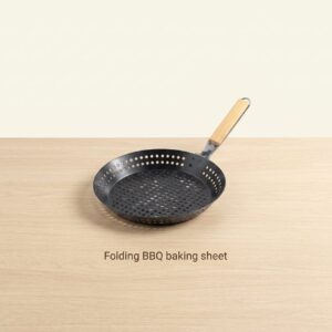 Camping-Vegetables-Pancake-Folding-BBQ-Barbecue-Plate-Circular-Non-stick-BBQ-Barbecue-Basket-2.jpeg Non stick Barbecue Basket